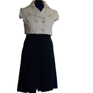 Ann Taylor Hi Low Midi Length Skirt